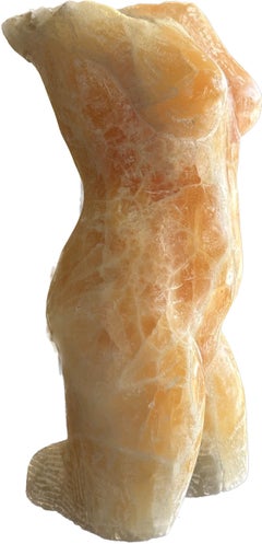 Nude, Figurative Sculpture, Natural Onyx Stone, handmade by Garo