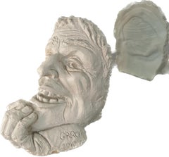 Nut Man Sculpture, Gips Handmade by Garo, One of a Kind