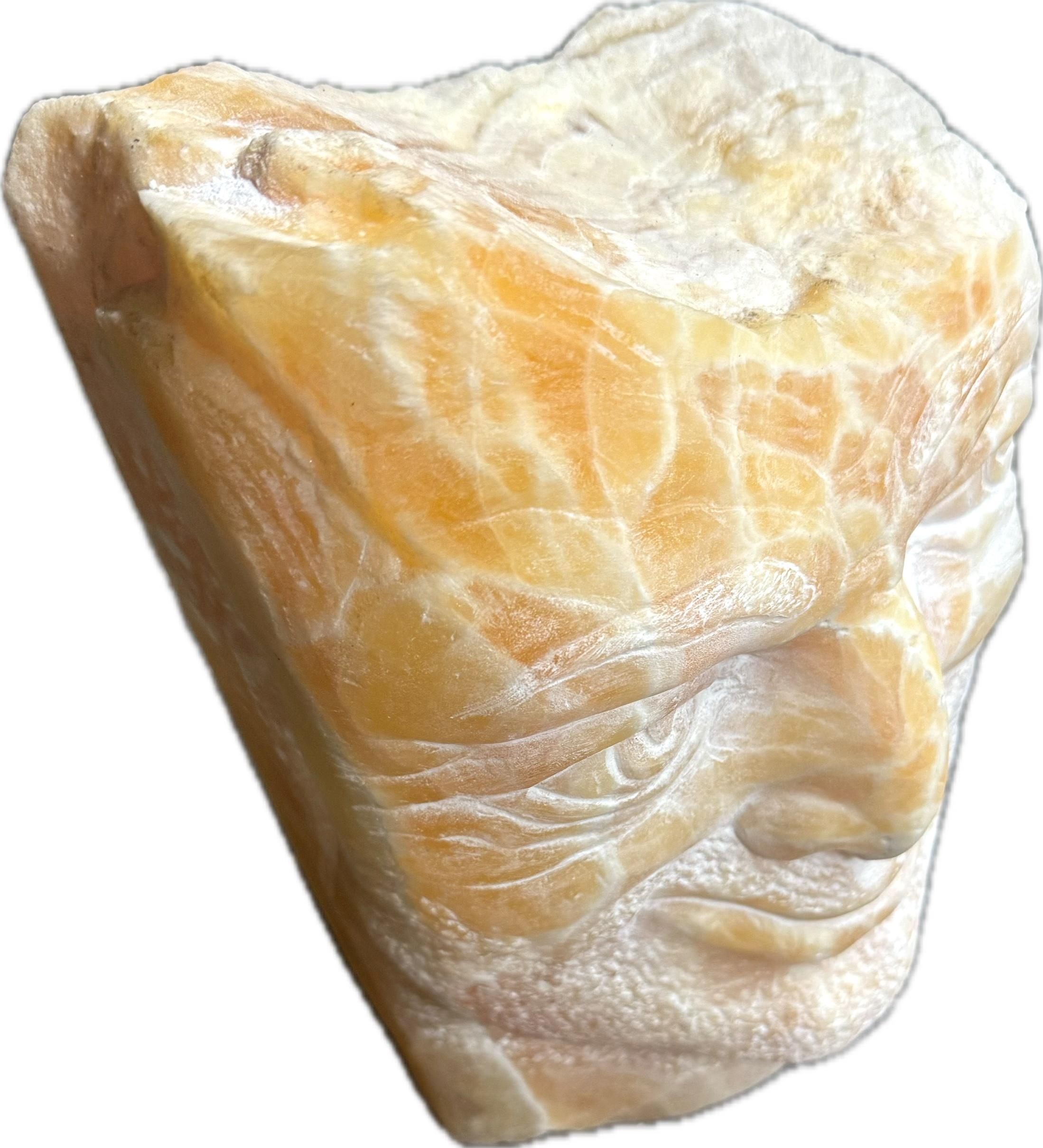 Artist:  (Garo) Karapet Balakeseryan  
Medium: Haney Onyx, Natural Stone, All one piece of work, One of a Kind 
Year: 2024
Style: Classic, Impressionism, 
Subject: Portrait- Happy Man,
Size: 13