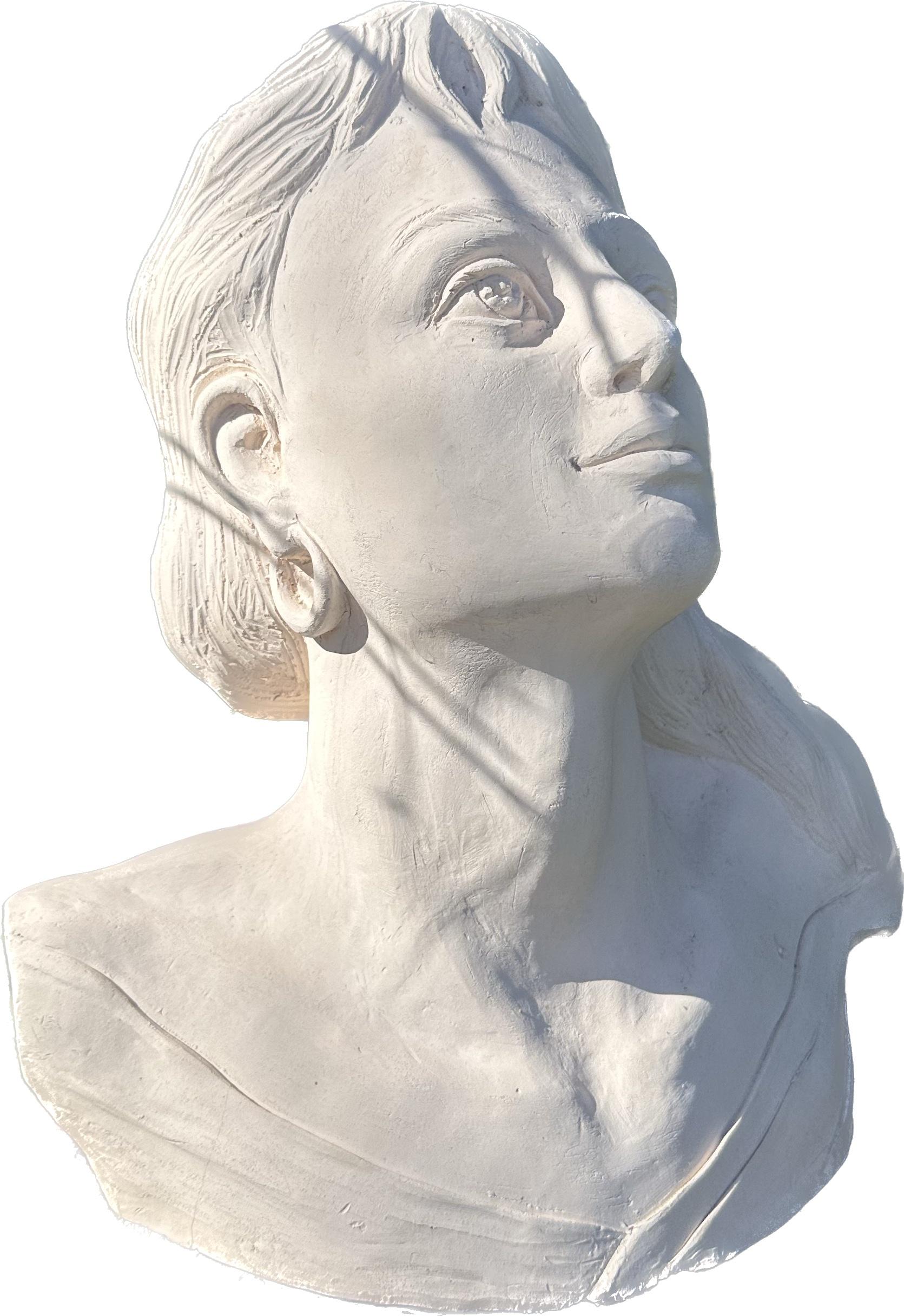 Porträt einer Frau, Skulptur, Keramik, handgefertigt von Garo (Impressionismus), Sculpture, von Karapet Balakeseryan  (Garo)