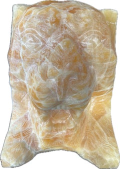 Tigre, sculpture, pierre d'onyx naturel, fabriquée à la main par Garo