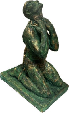 Zahnriemen Skulptur Ton-Keramik Handmade by Garo, Unikat