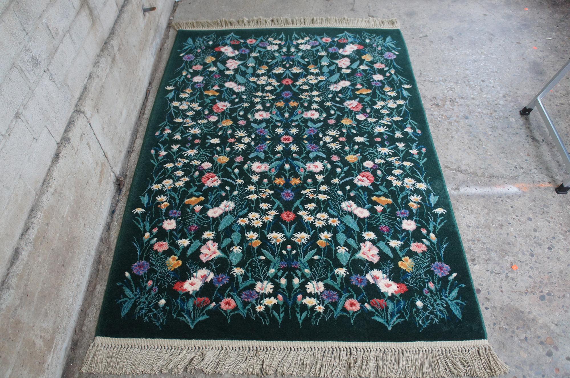 wildflowers garden of eden rug