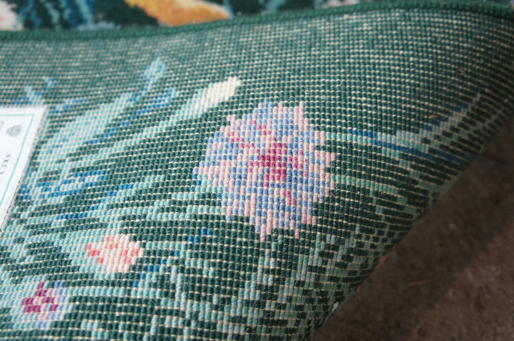 Karastan 100% Wool Garden of Eden Wildflowers Area Rug Carpet 509/9751 2