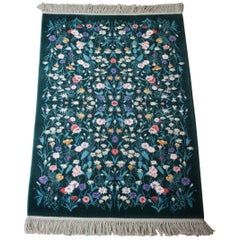 Vintage Karastan 100% Wool Garden of Eden Wildflowers Area Rug Carpet 509/9751