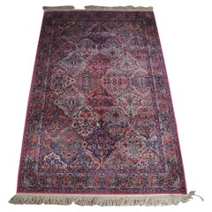 Karastan 717 Multicolor Panel Kirman 100% Wool Area Rug Runner Oriental