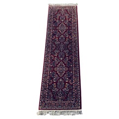 Karastan 785 Red Sarouk 2’ 6” X 8’ 6" Premium Worsted Wool Rug Runner