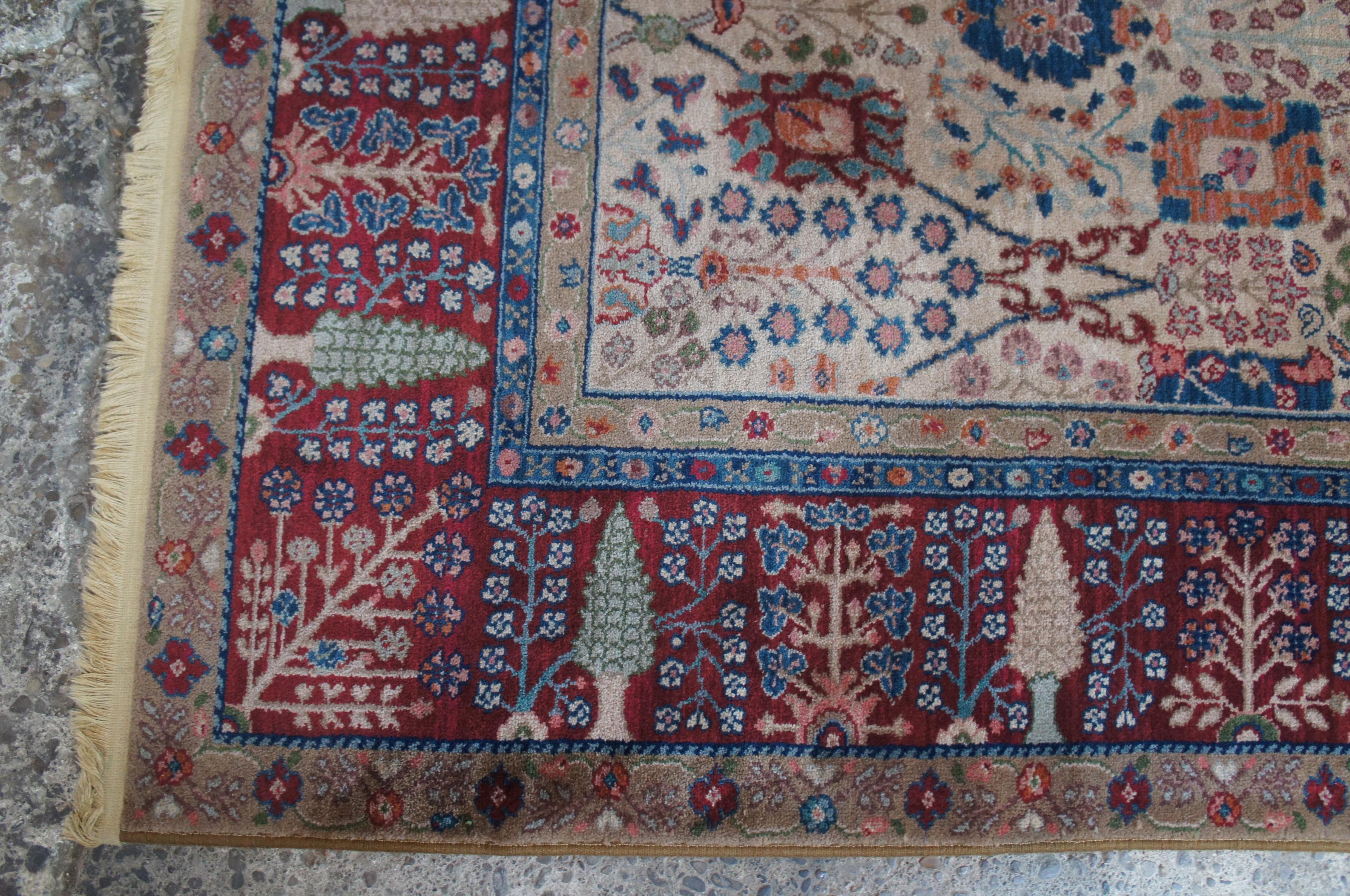 20th Century Karastan 900-901 Samovar Teawash Wool Carpet Area Rug Vase Design