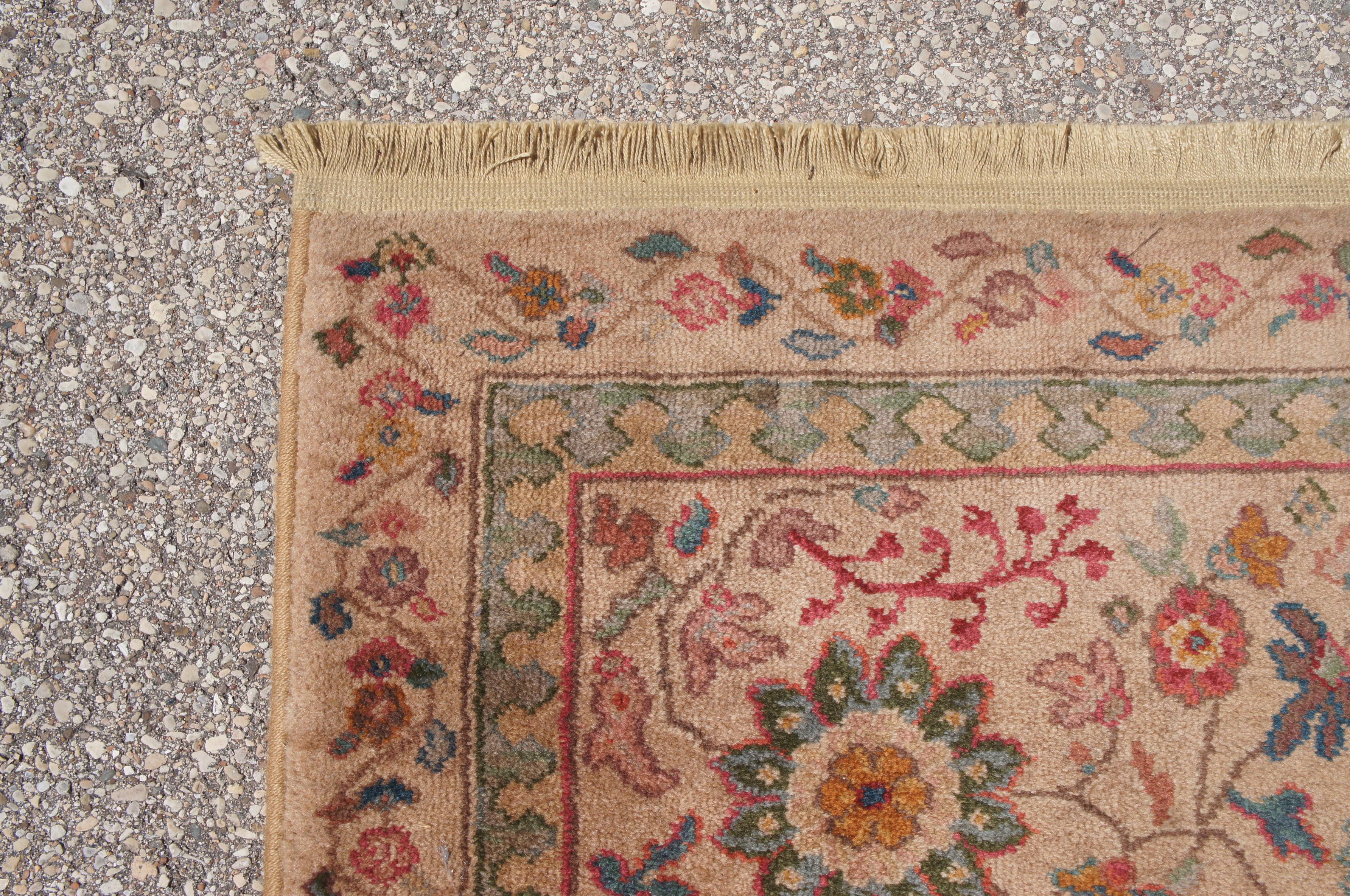 Karastan 900-906 Samovar Teawash Wool Carpet Area Rug Feraghan Sarouk In Good Condition For Sale In Dayton, OH
