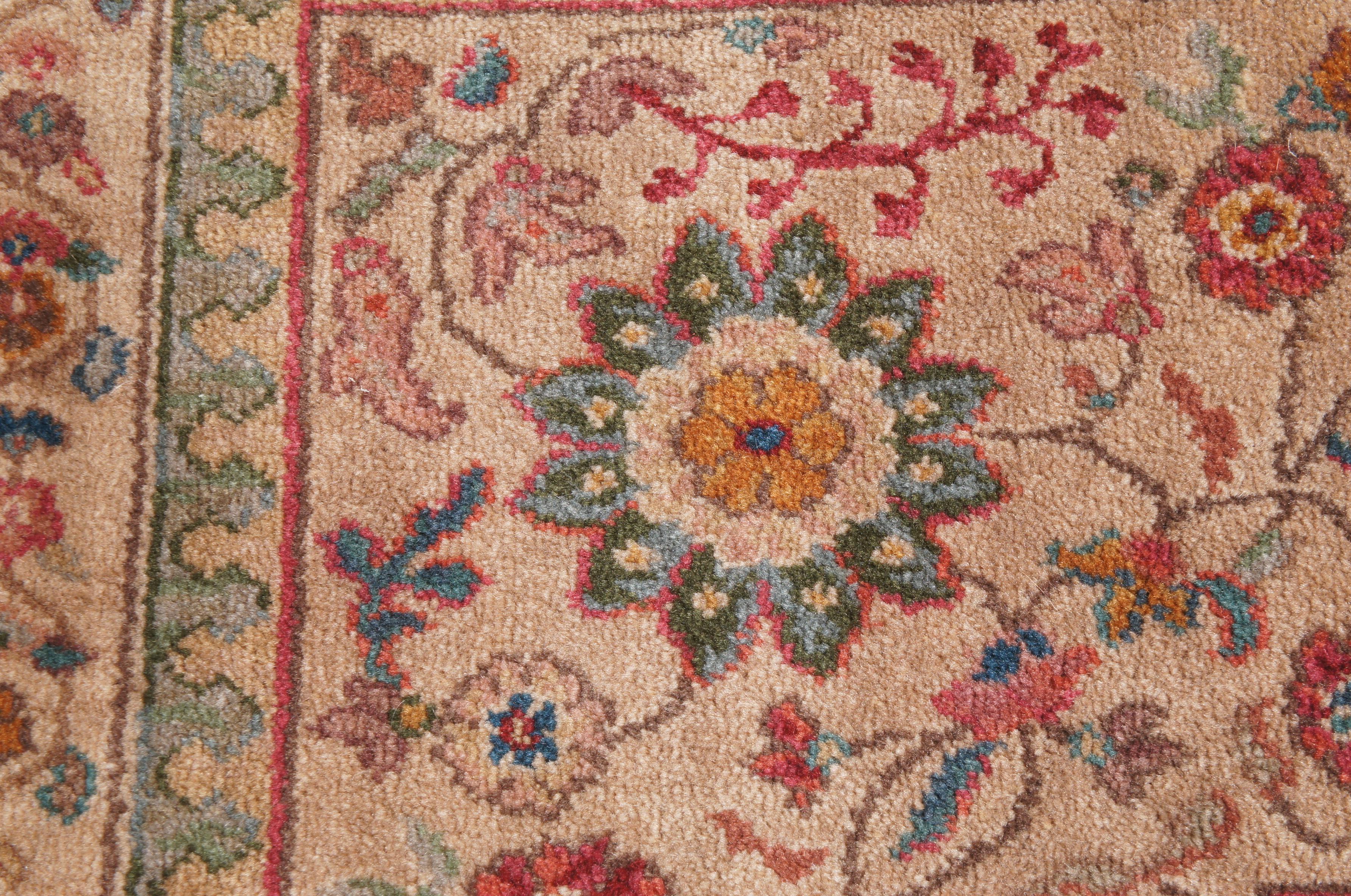 Karastan 900-906 Samovar Teawash Wool Carpet Area Rug Feraghan Sarouk For Sale 1