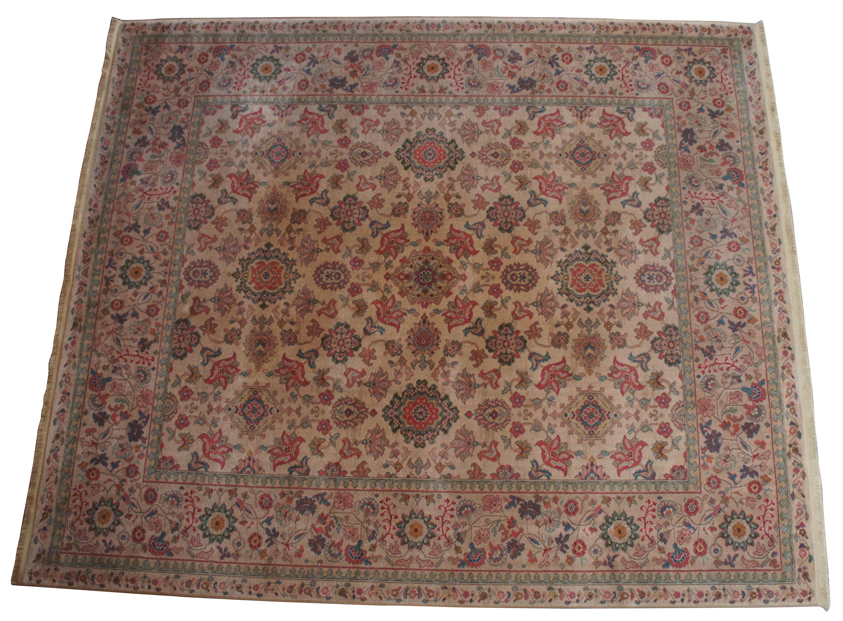 Karastan 900-906 Samovar Teawash wool carpet area rug Feraghan Saruk 8'8 x 10'.