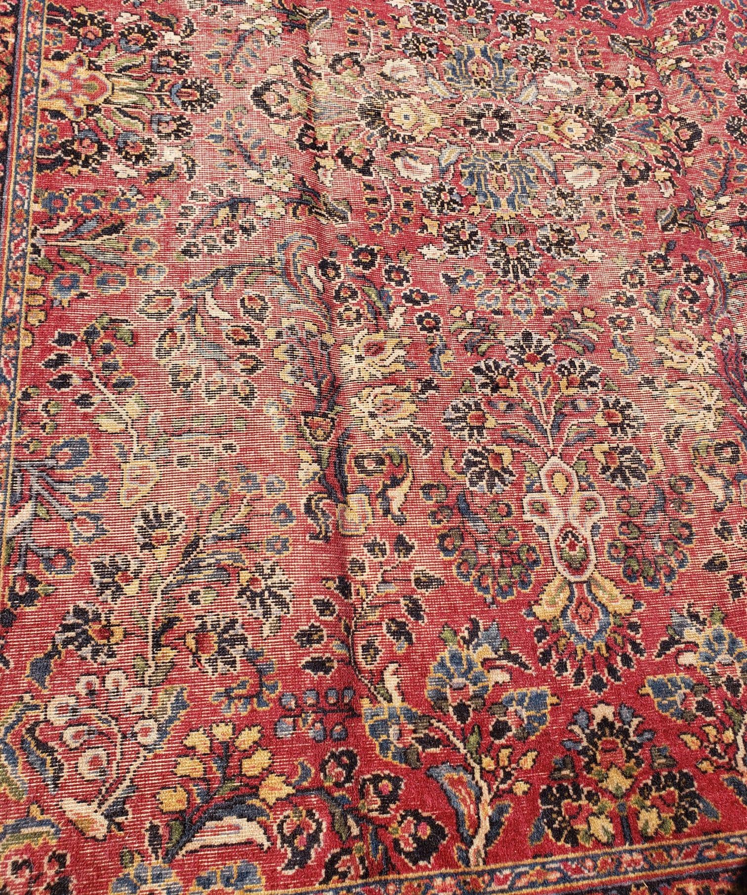 Hand-Woven Karastan Antique Imperial Sarouk Rug Pattern, 1413 For Sale
