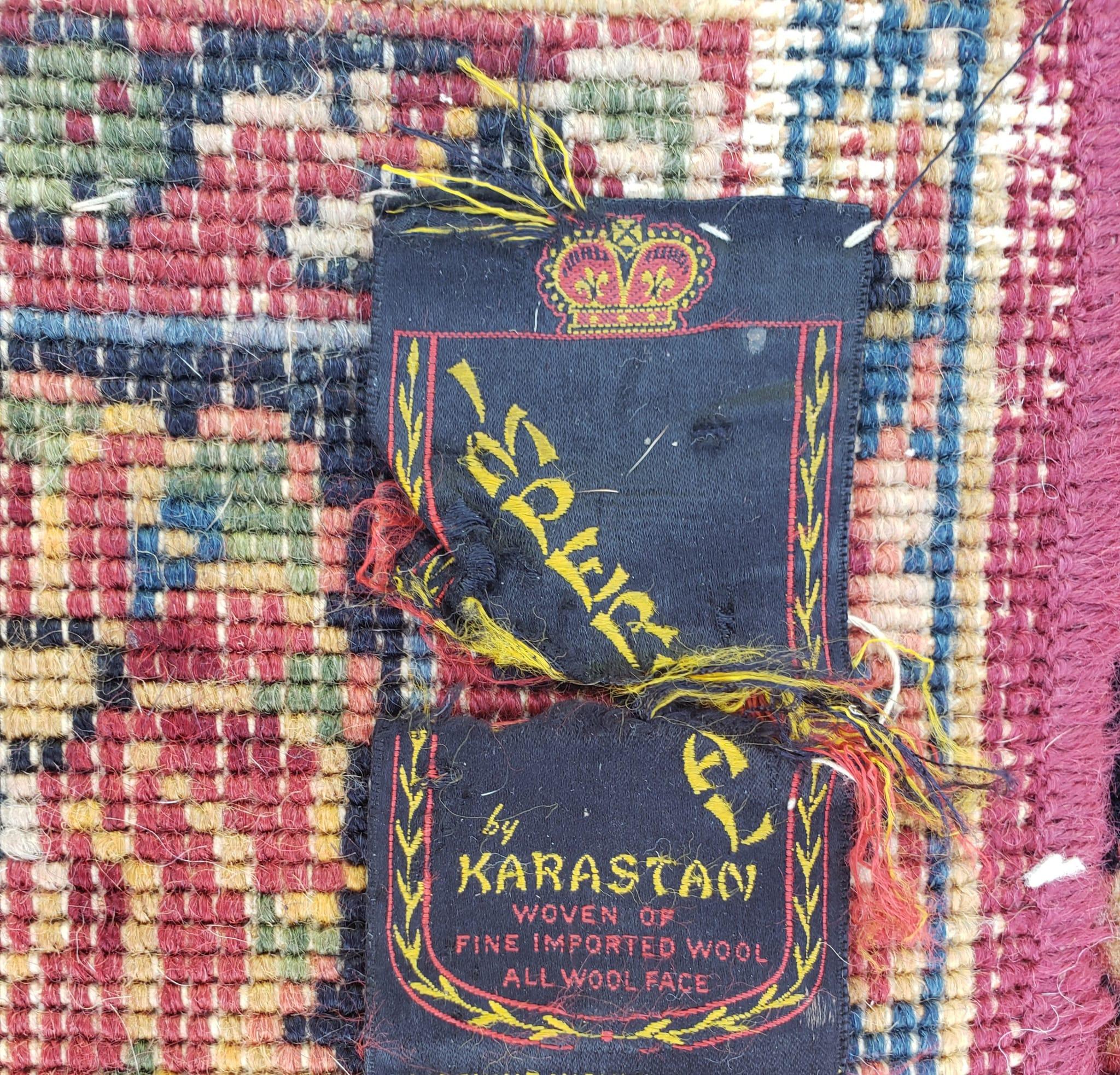 20th Century Karastan Antique Imperial Sarouk Rug Pattern, 1413 For Sale
