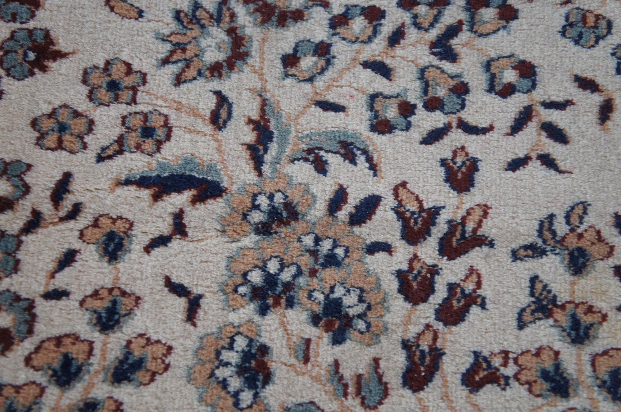 Karastan Kara Mar 100% Wool Floral Kirman Area Rug Carpet Belgium 300-1020 4 x 6 1