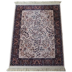 Tapis Kirman Karastan Kara Mar 100 % laine à motifs floraux Belgique 300-1020 4 x 6