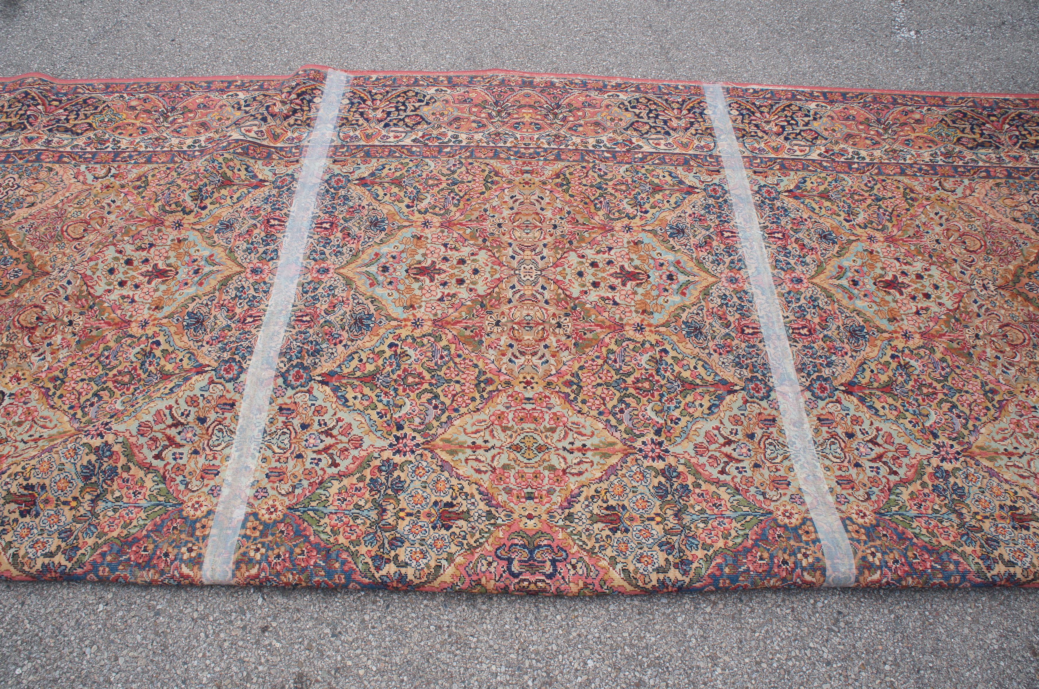 Karastan Kirman 717 Multi-Color Panel Geometric Floral Palace Area Rug Carpet 4