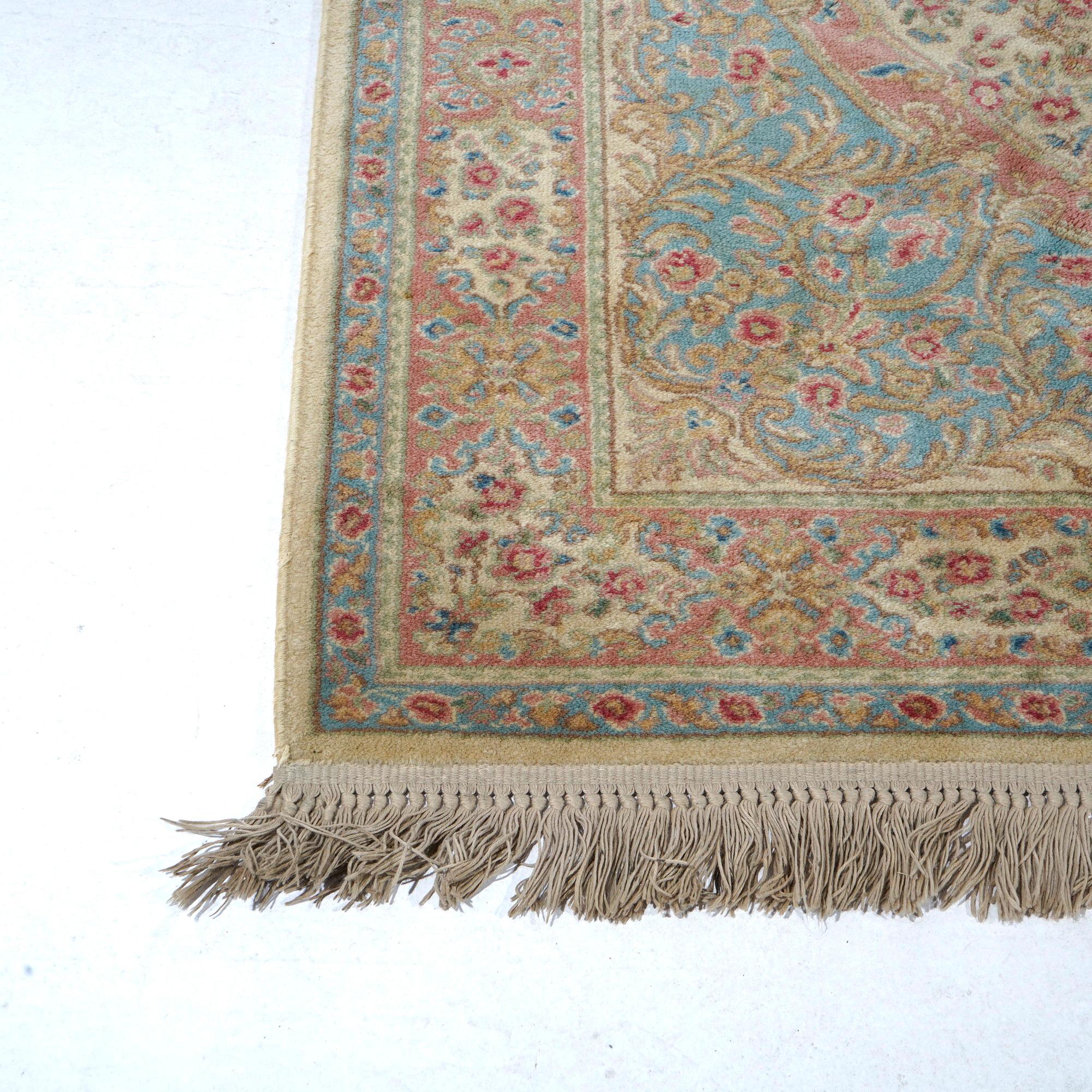 Karastan Kirman Oriental Wool Rug Approx. 6X9 Circa 1950 6