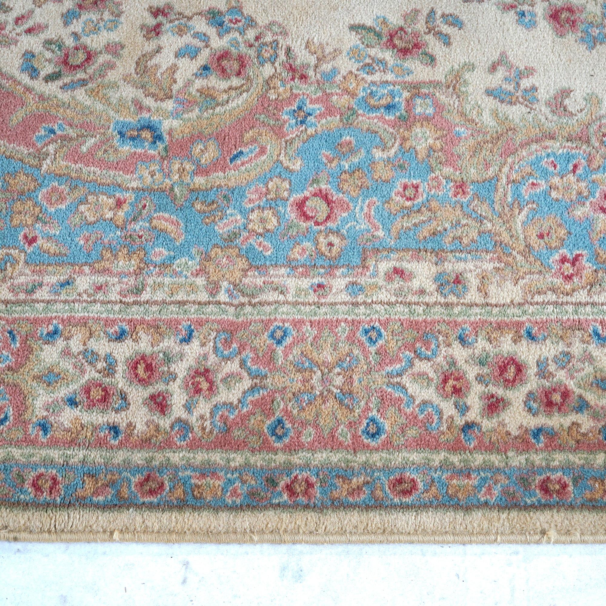 Karastan Kirman Oriental Wool Rug Approx. 6X9 Circa 1950 1