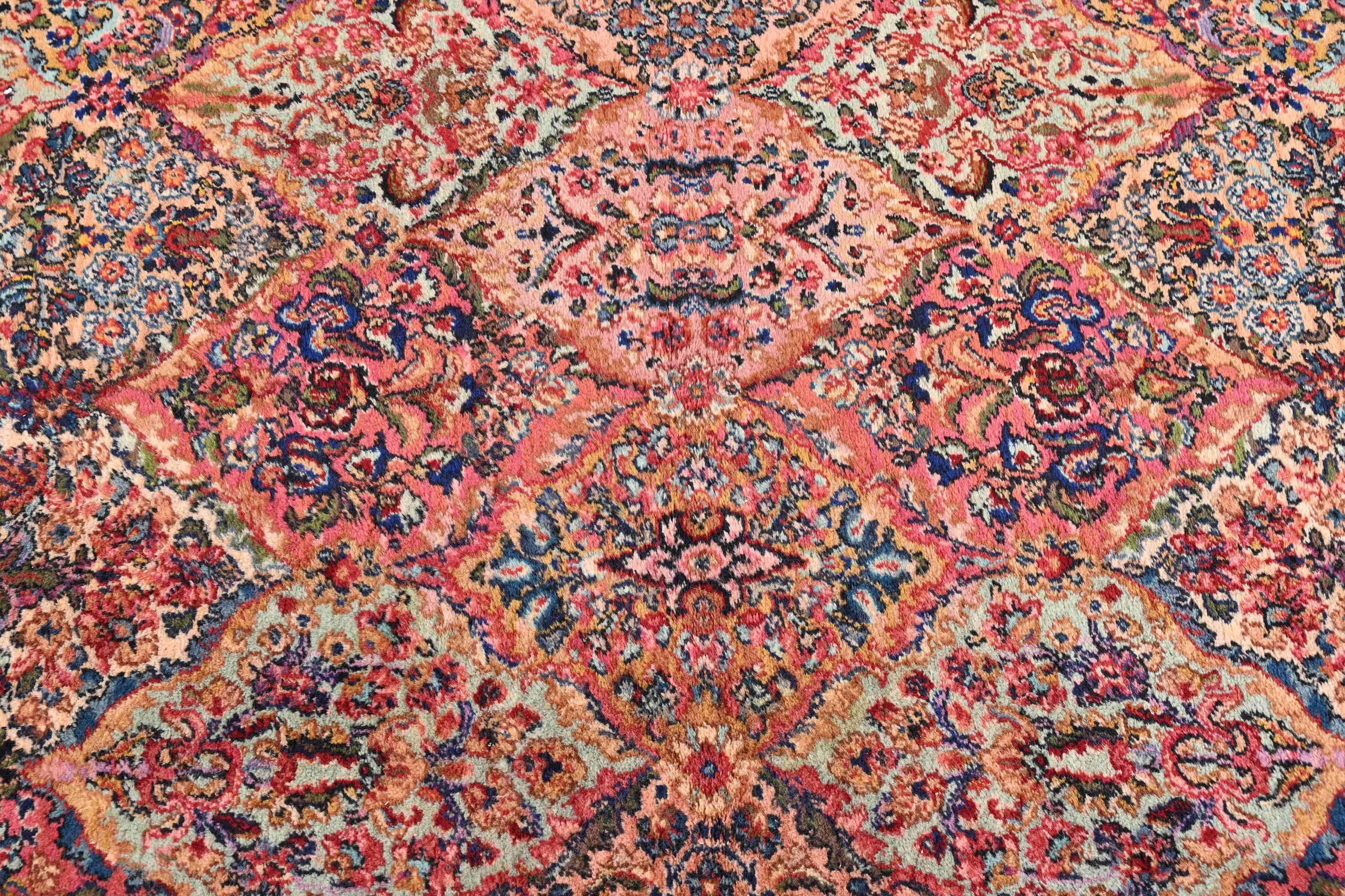 Karastan Kirman Room Size Wool Rug, circa 1940s For Sale 2