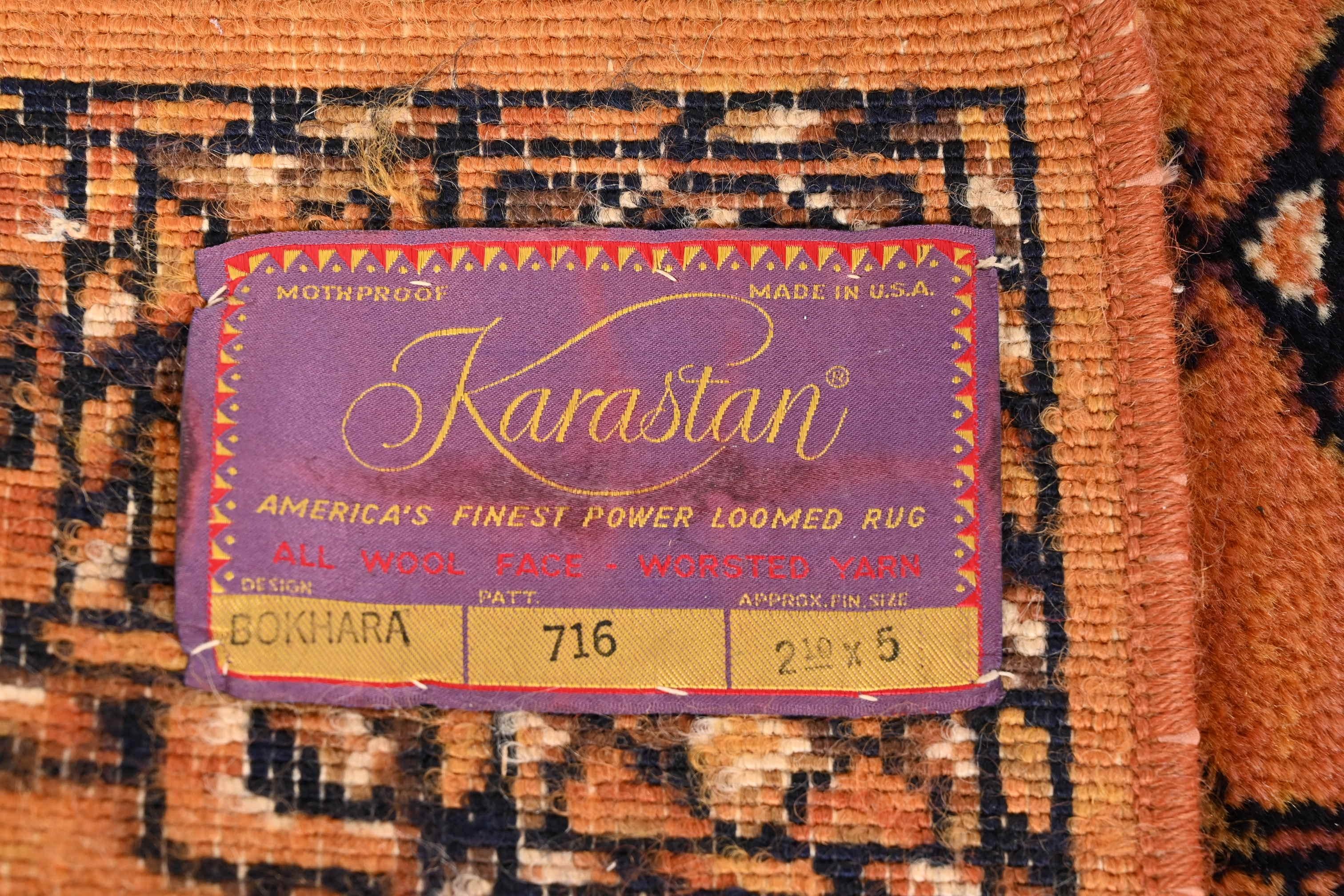 Karastan Persian Bokhara Style Wool Rug 5