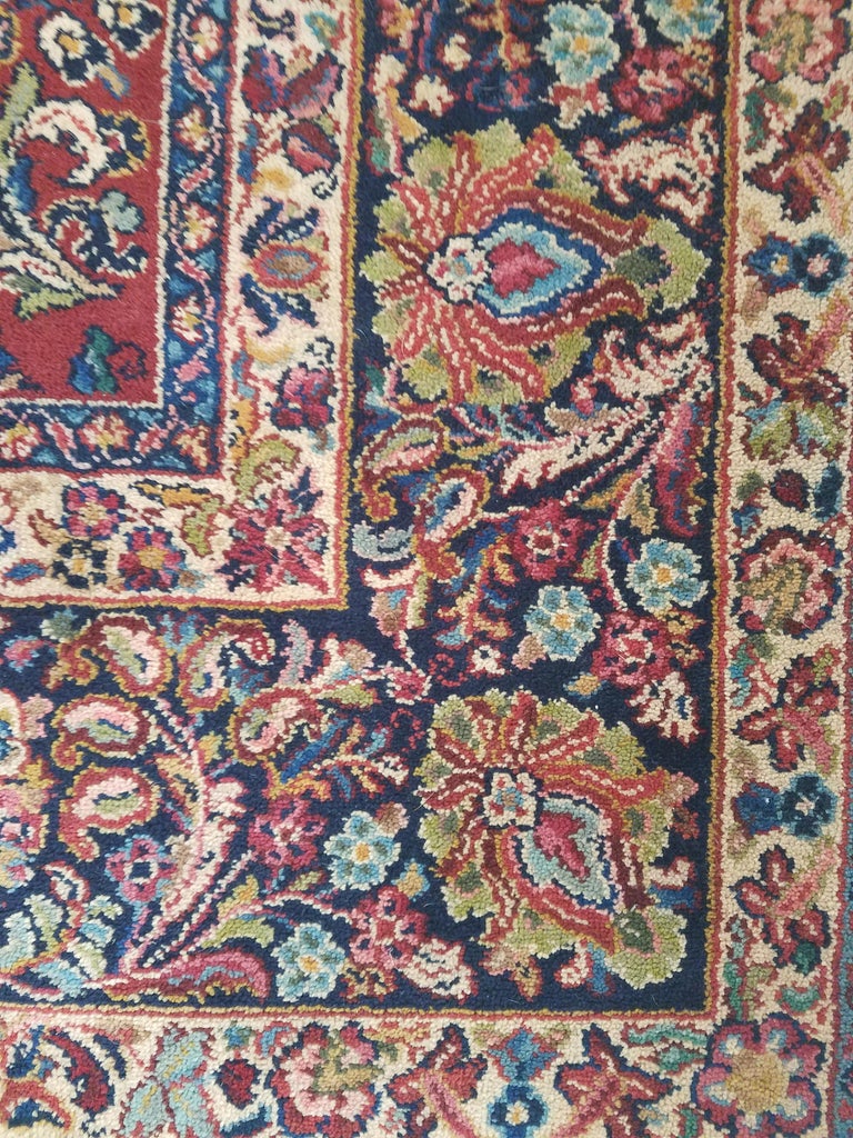 Karastan Red Sarouk 700/785 Antique, 100% Wool Rug at 1stDibs ...