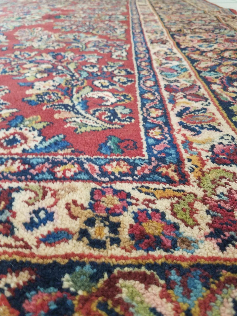 Karastan Red Sarouk 700/785 Antique, 100% Wool Rug at 1stDibs ...