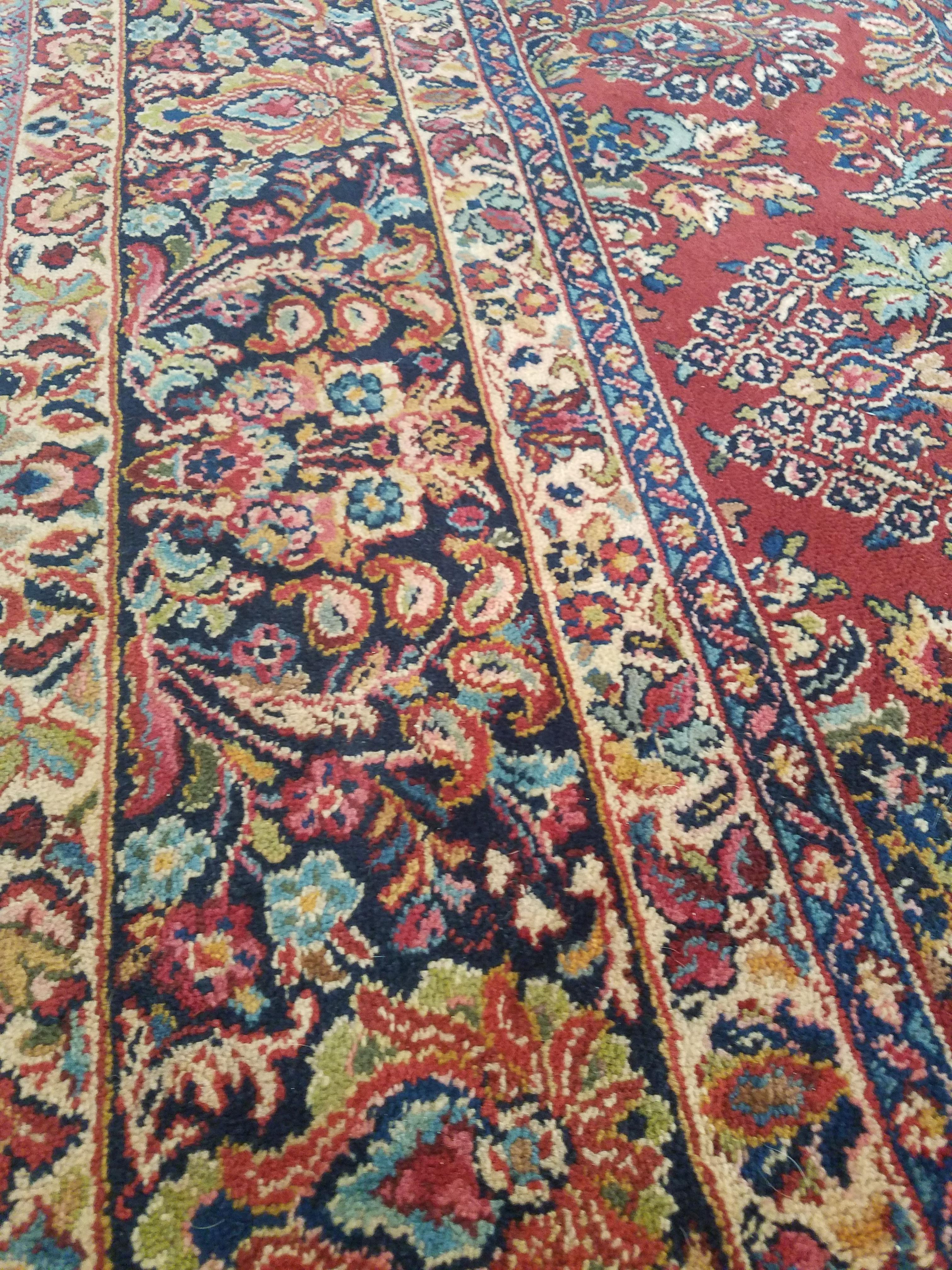 karastan red sarouk rug