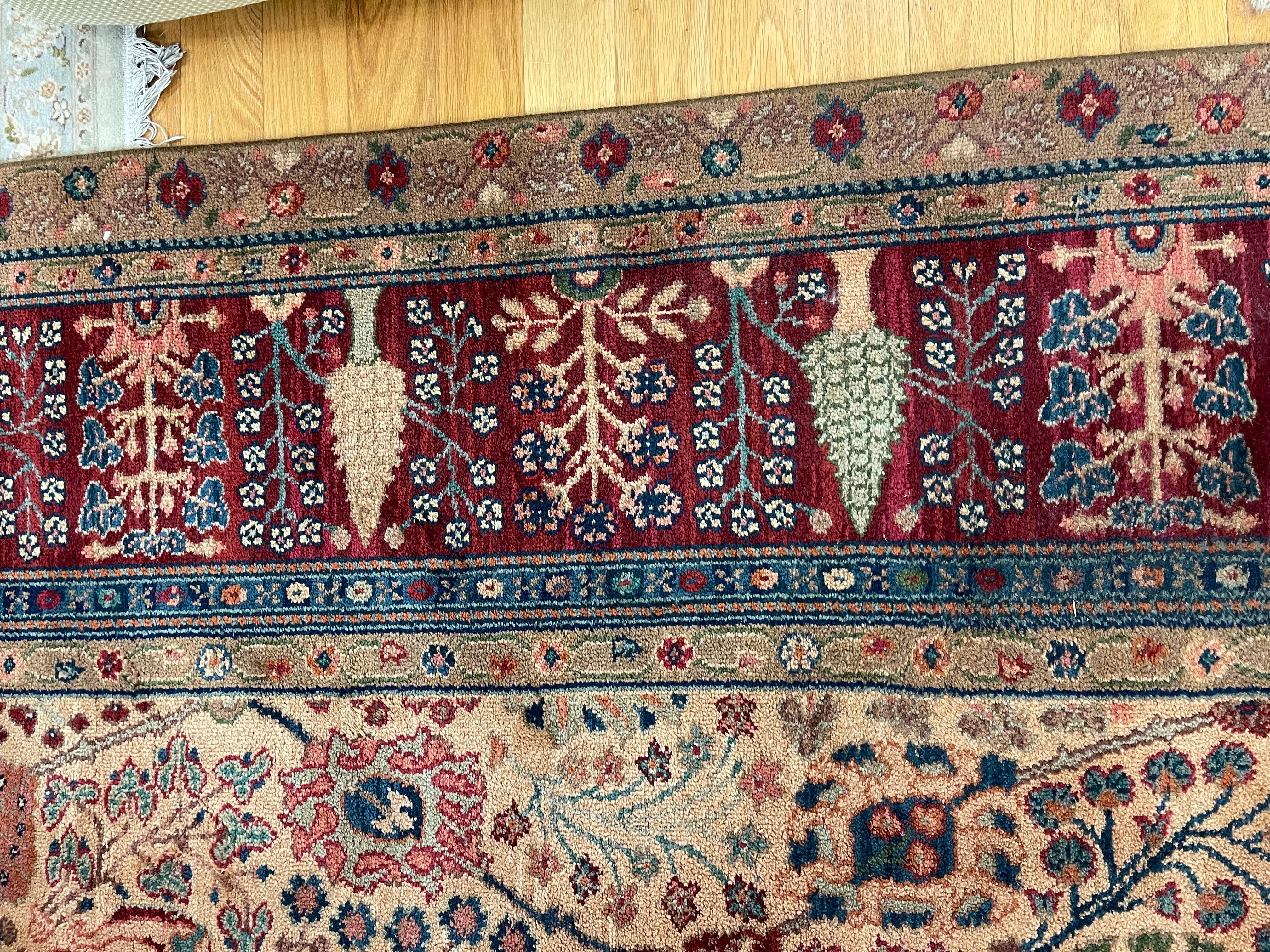 Karastan Samovar Teawash Persian Vase Wool Area Rug 10' by 14' 9