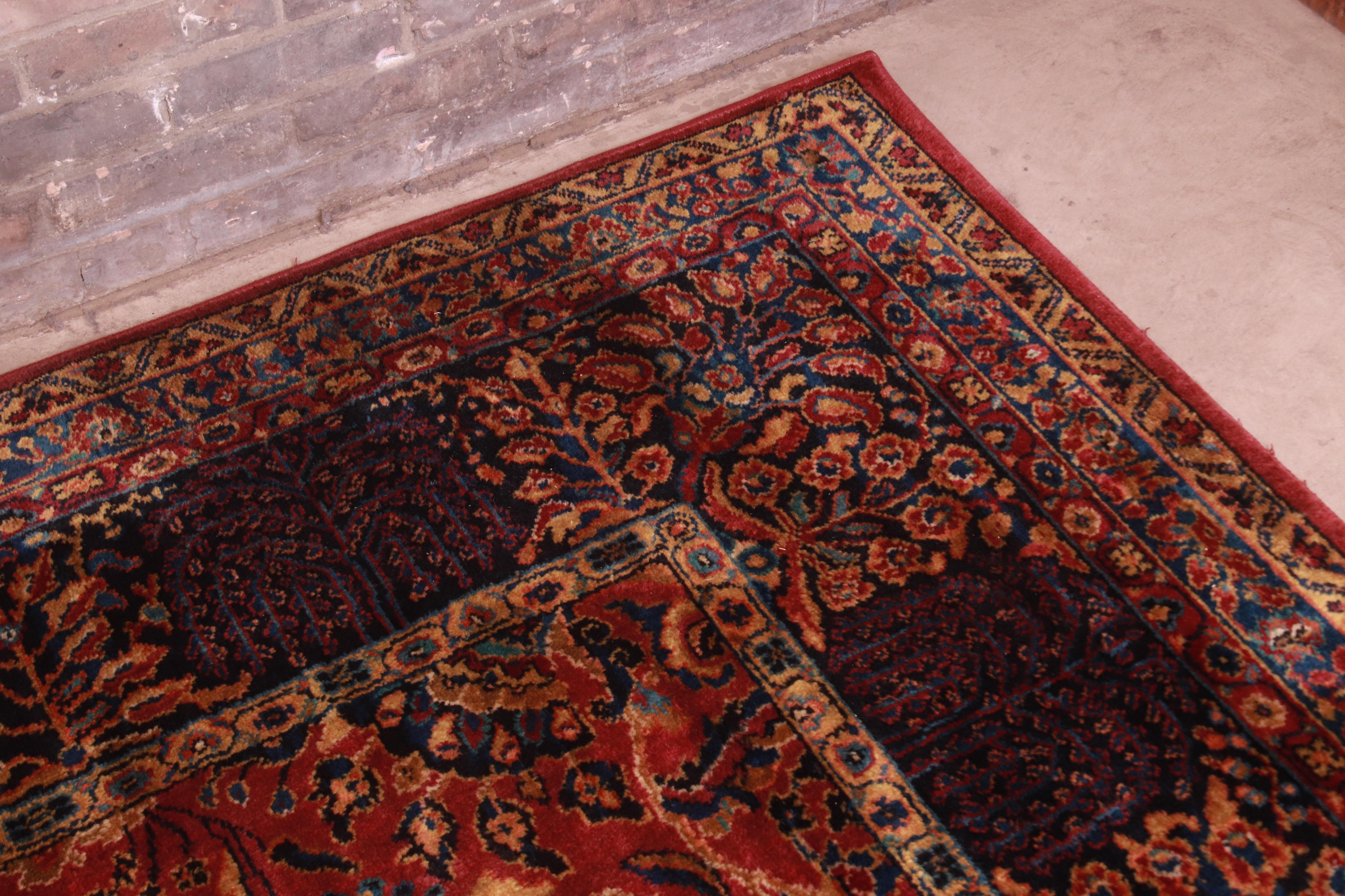 Karastan Sarouk Palace Size Rug, Circa 1950s 4