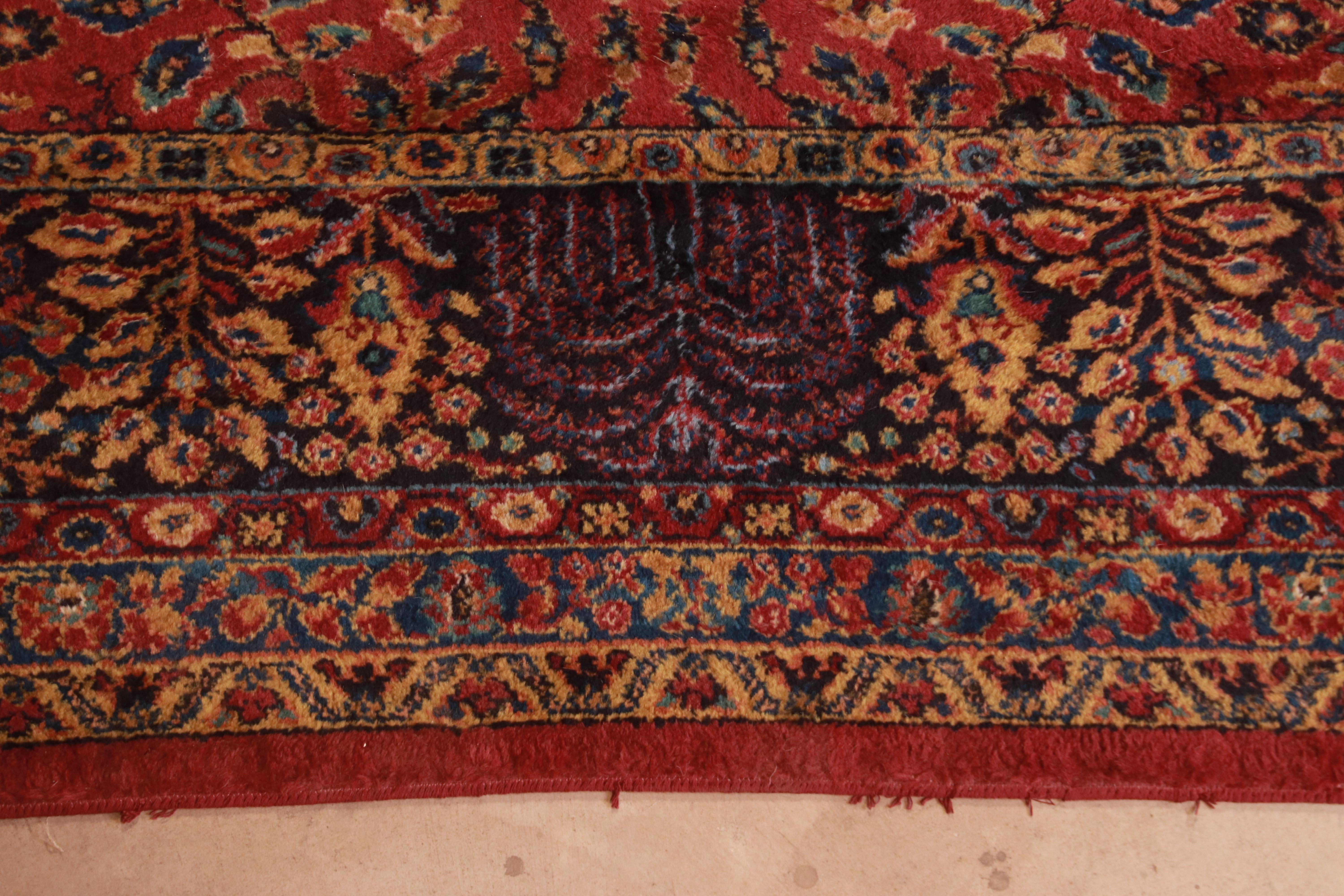Karastan Sarouk Palace Size Rug, Circa 1950s 5