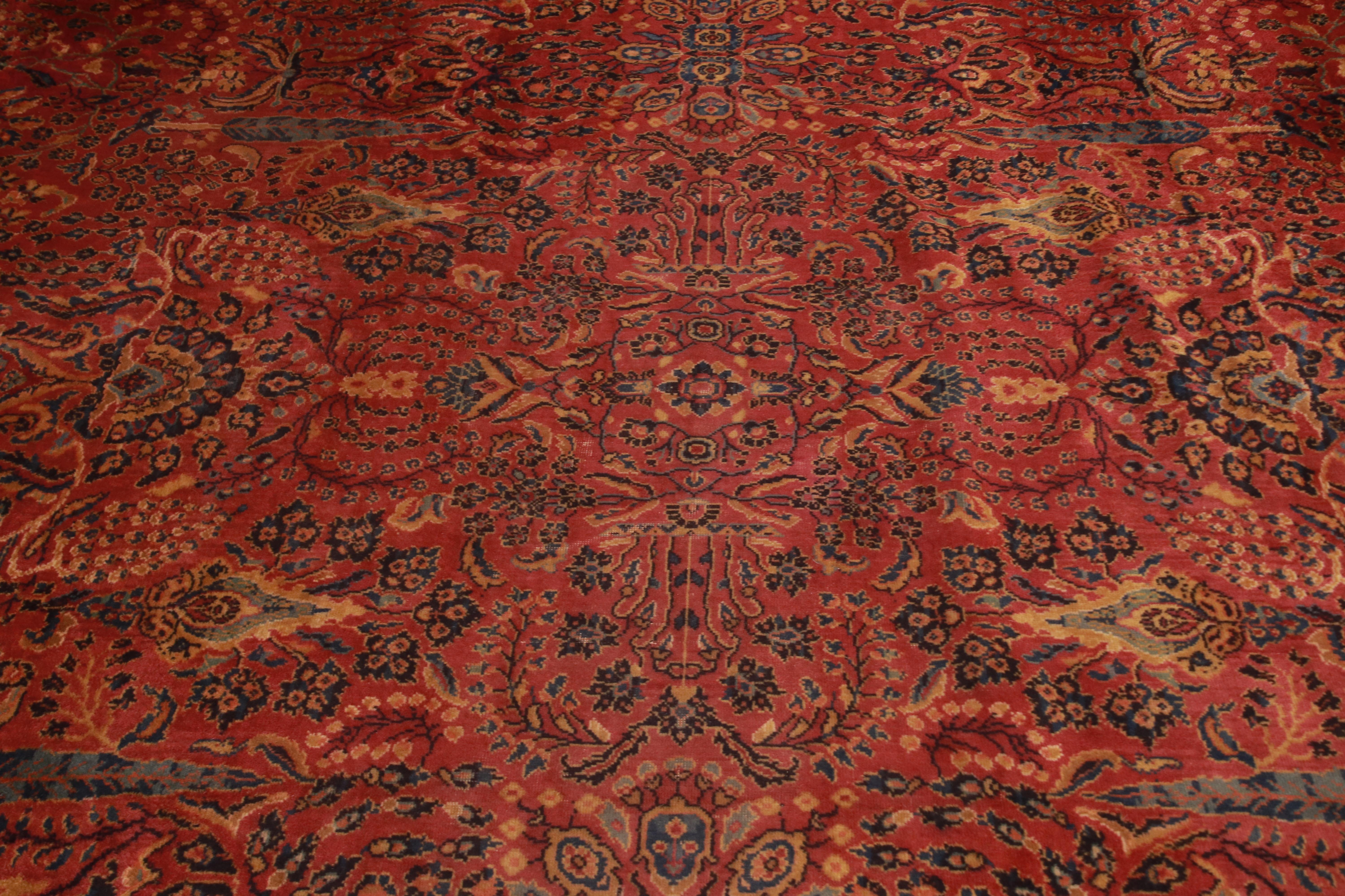 20th Century Karastan Sarouk Palace Size Rug, Circa 1950s