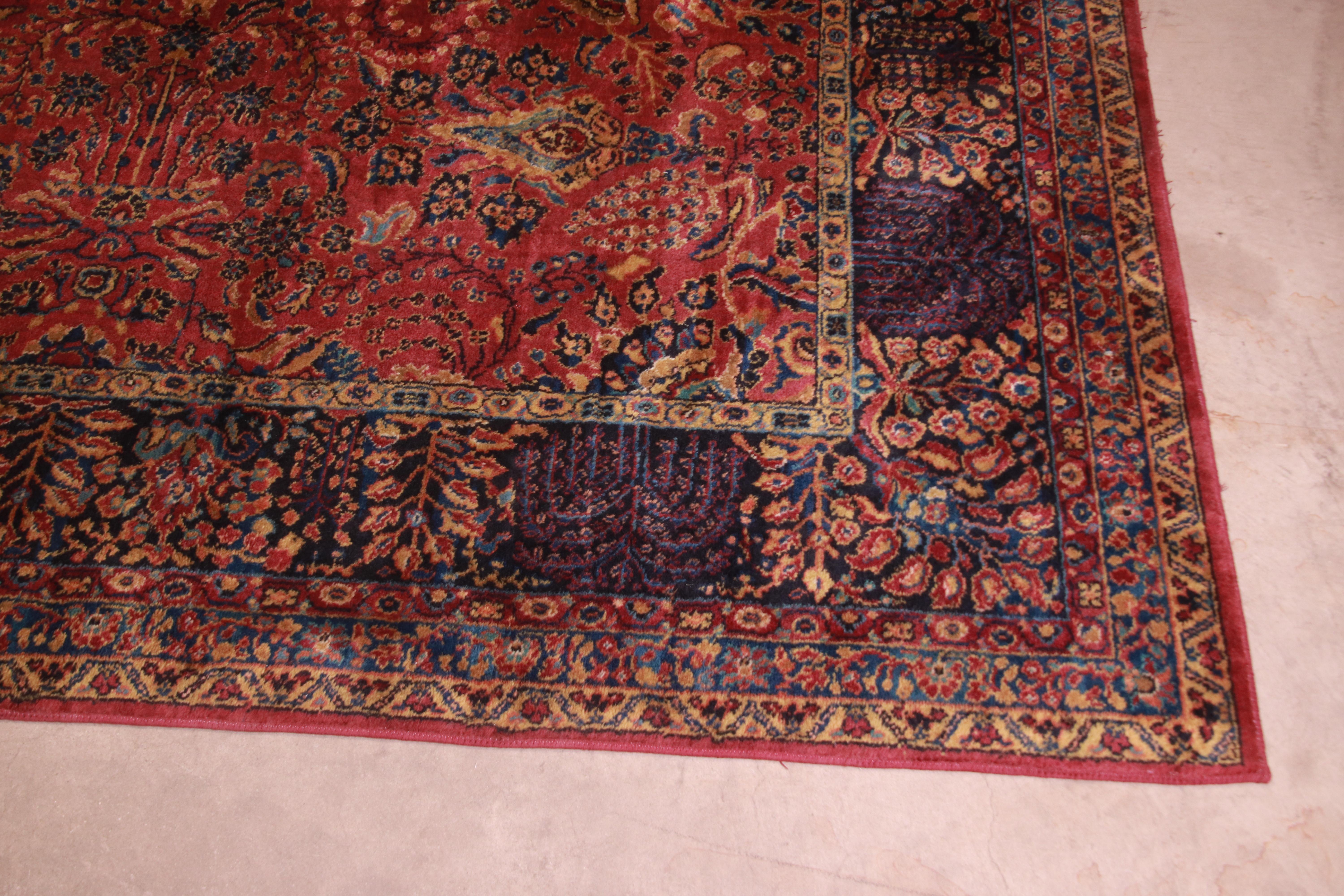 Karastan Sarouk Palace Size Rug, Circa 1950s 2