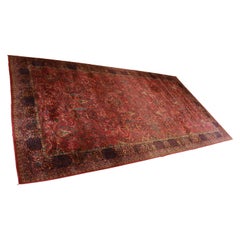 Karastan Sarouk Palace Size Rug, Circa 1950s