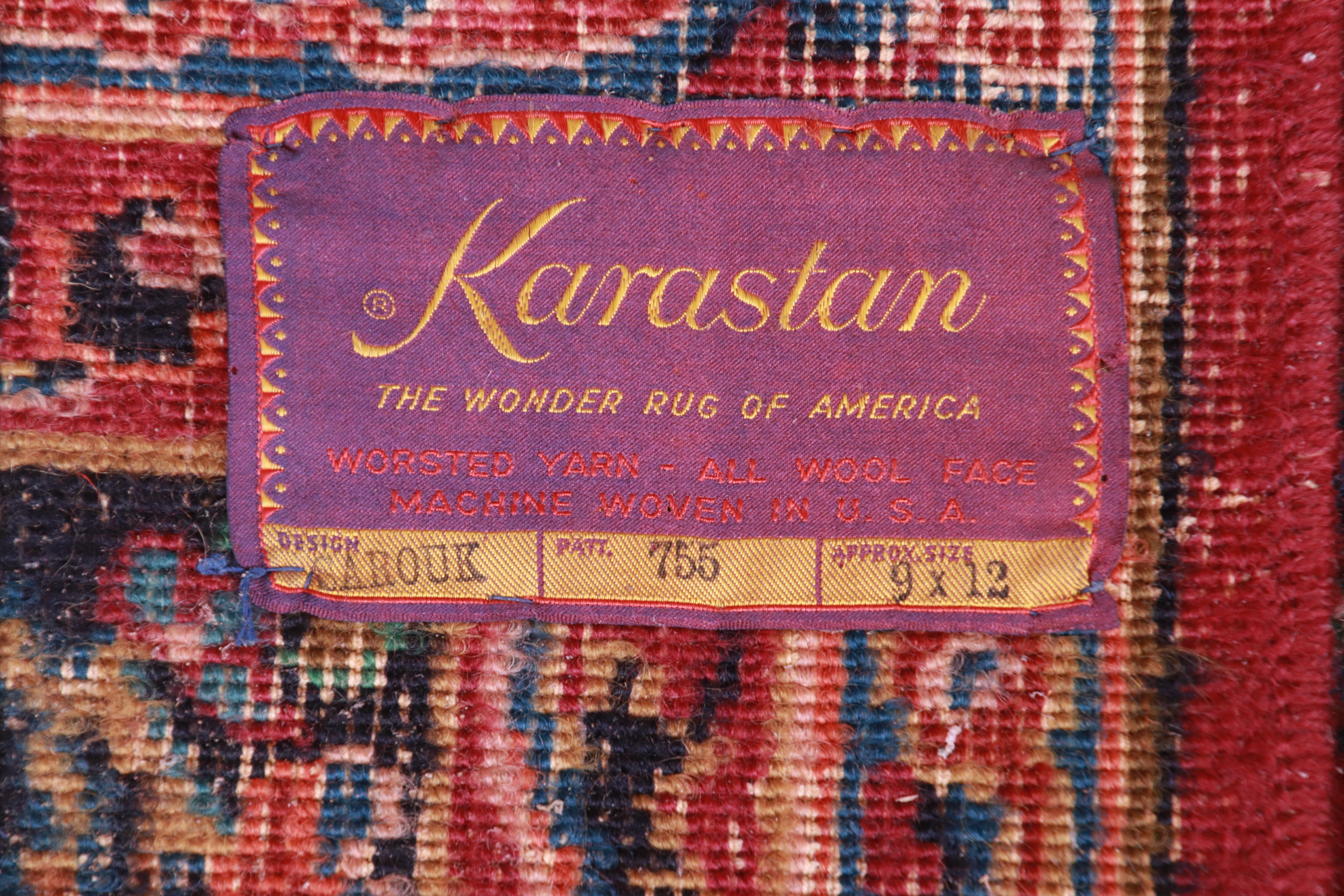 20th Century Karastan Sarouk Room Size Rug, circa 1940s