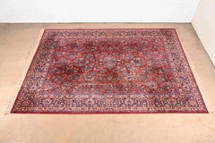 Karastan Sarouk Room Size Wool Rug, circa 1950s