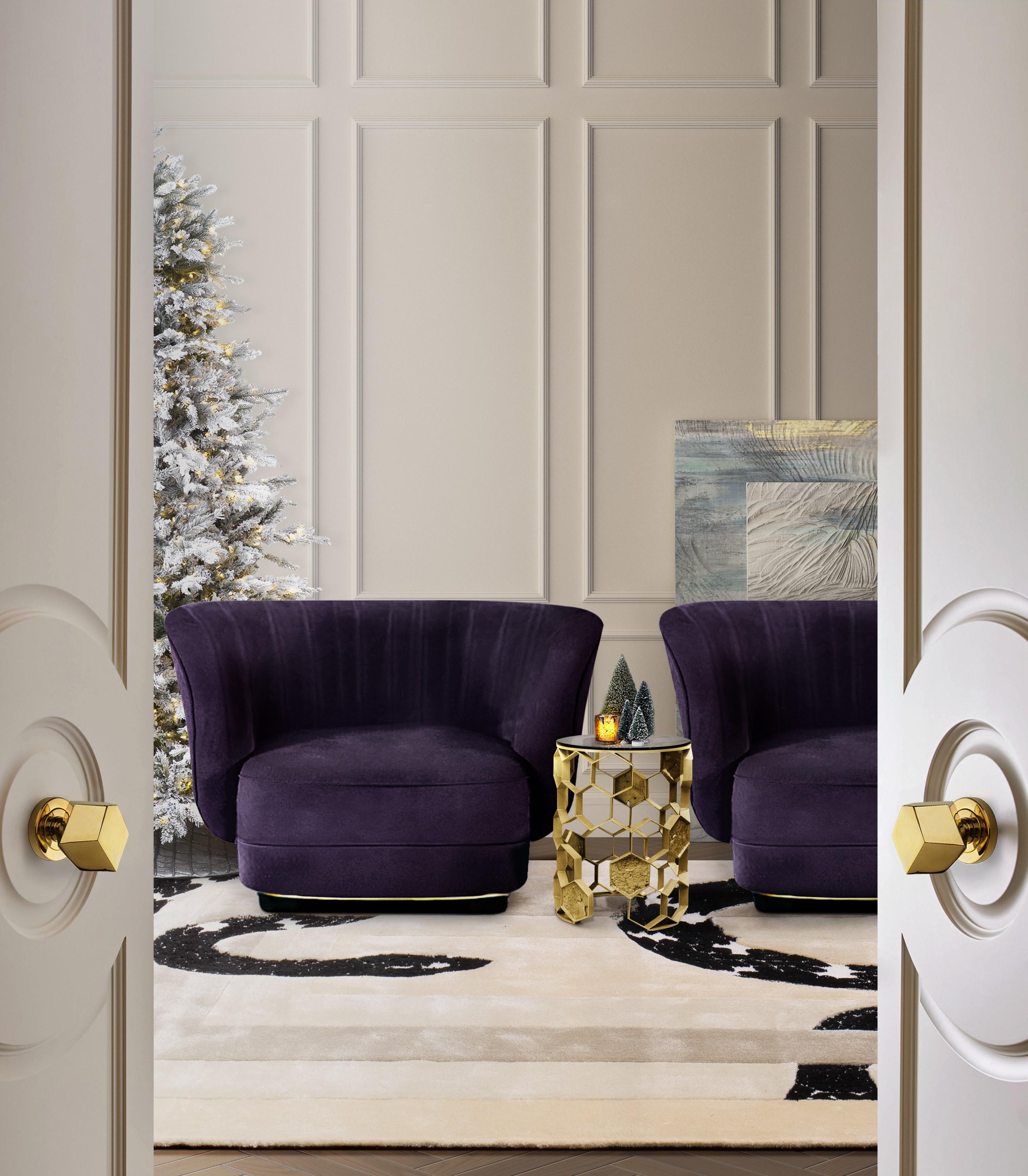 Brushed Karat Door Knob For Sale