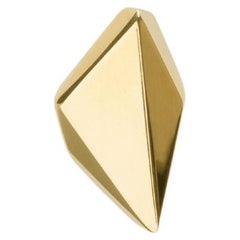 Karat Drawer Handle - Handcrafted Polished Brass - PullCast