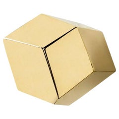 Karat Drawer Handle - Handcrafted Polished Brass - PullCast