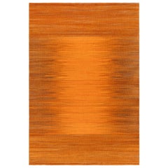 Karatas, Turkish Modern Terracotta Kilim Rug by Doris Leslie Blau
