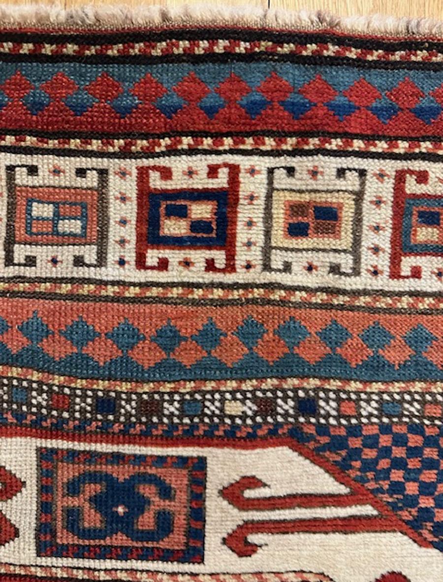 Laine Tapis Kazak Karatchoph en vente