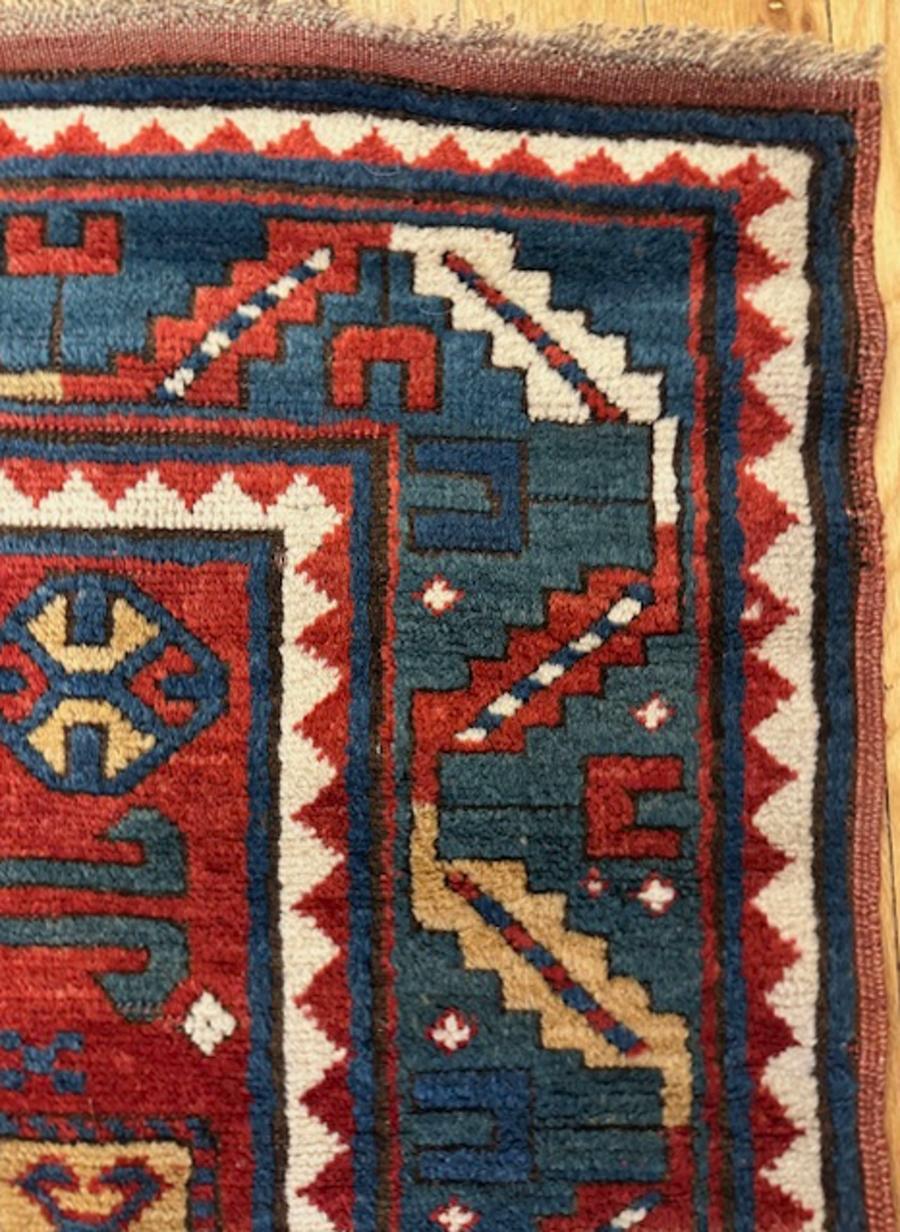 Wool Karatchoph Kazak rug For Sale