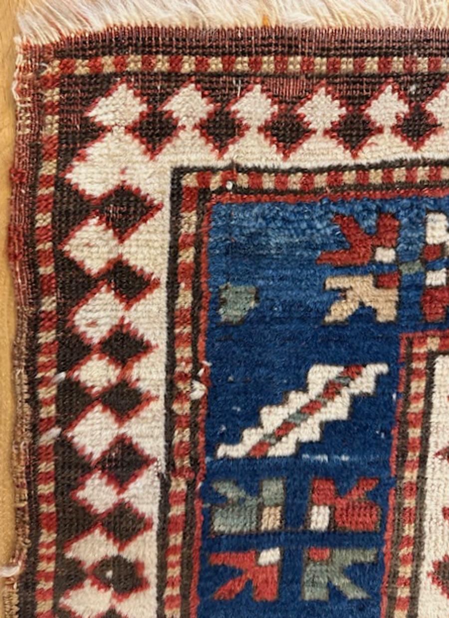 Cotton Karatchoph Kazak rug For Sale