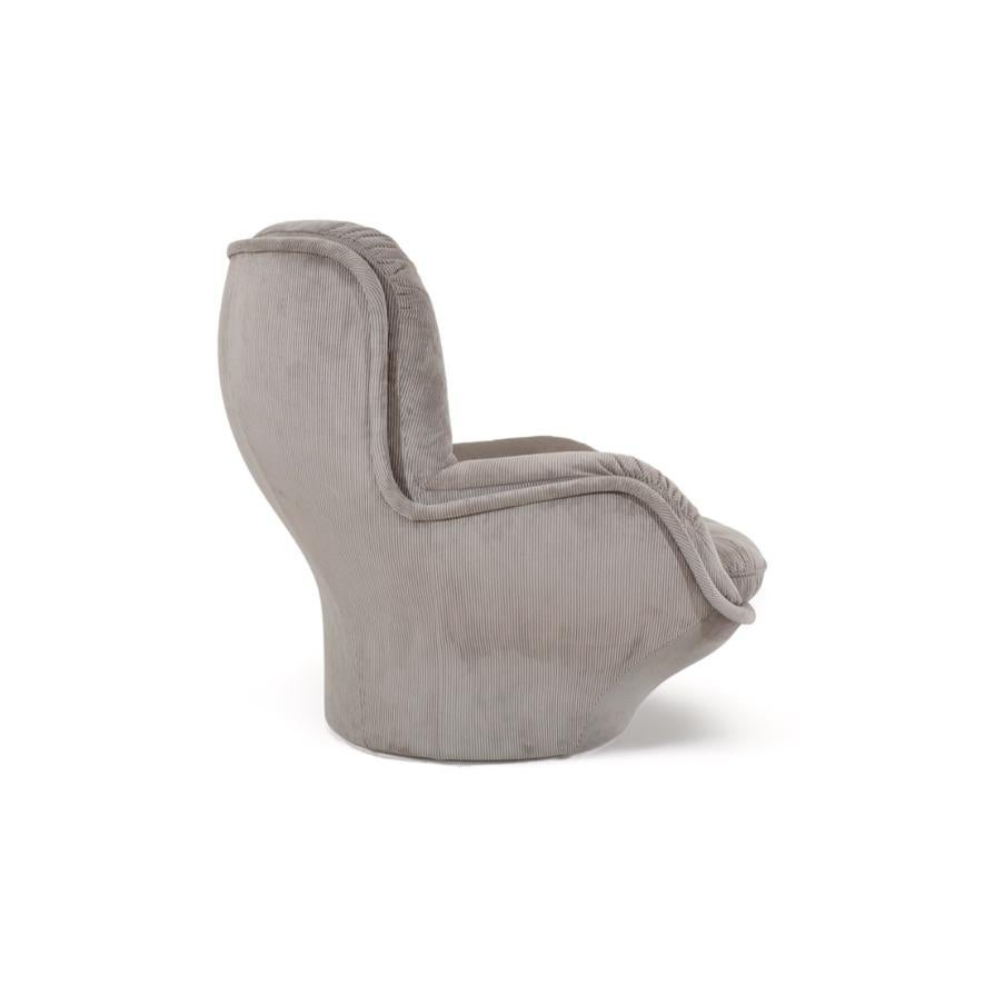  Fauteuil en Karate, contreplaqué gris clair, Michel Cadestin, Airborne, France, 1970 en vente 1