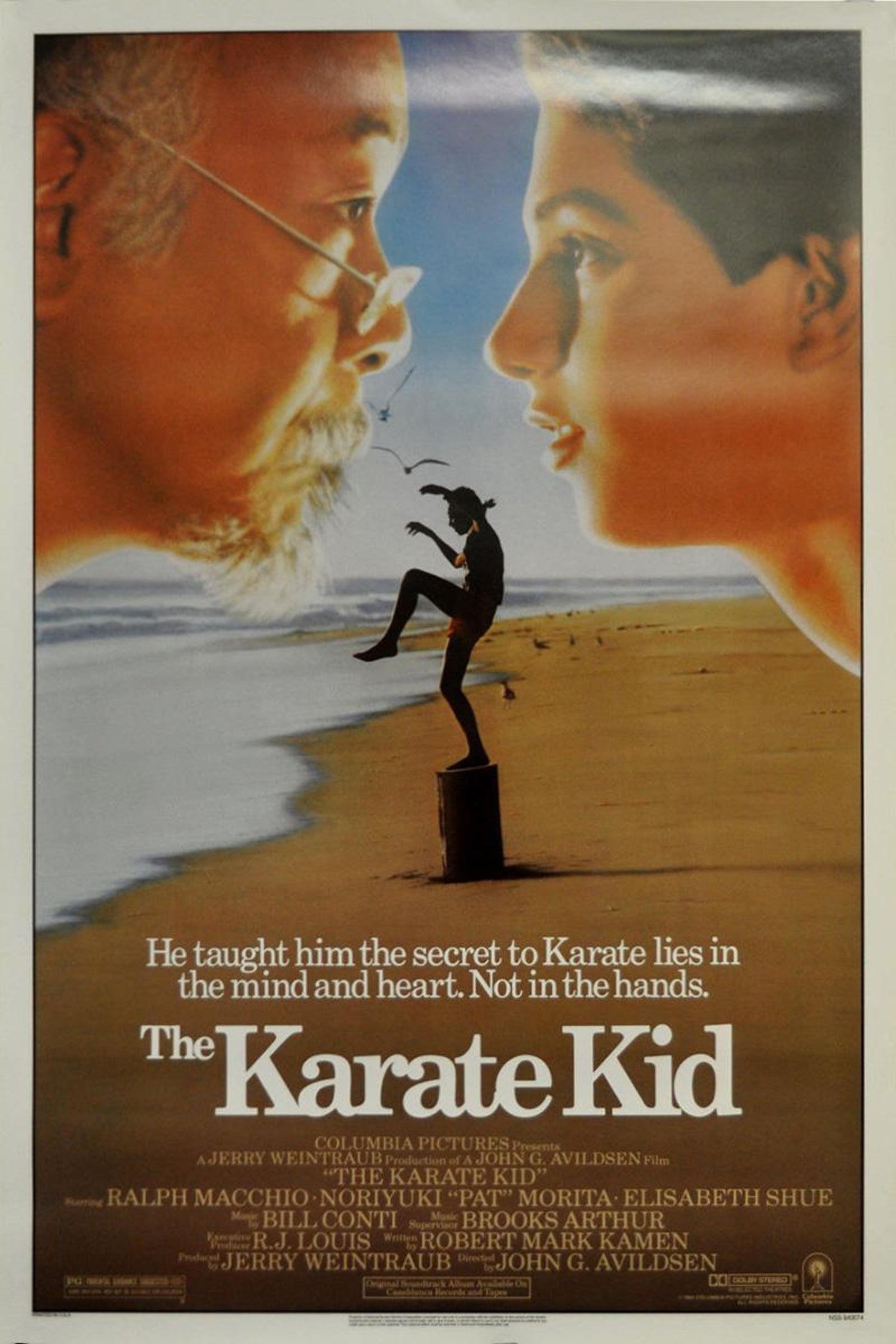 The Karate Kid, 1984 Poster at 1stDibs | karate kid poster 1984, the karate  kid poster, original karate kid poster