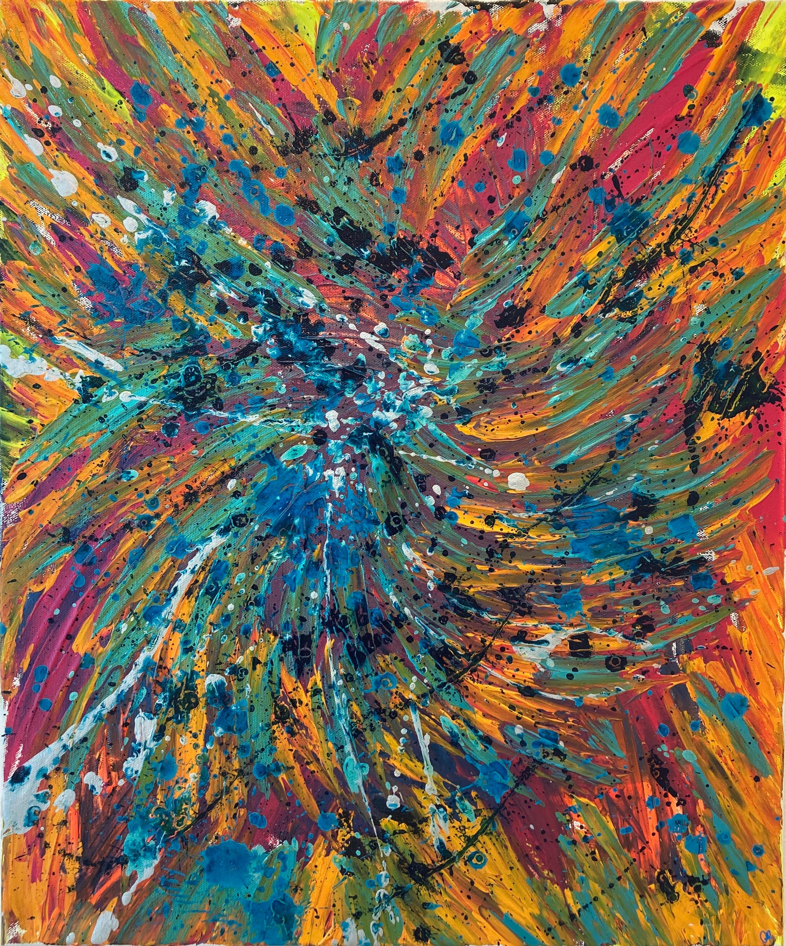 Karaya Abstract Painting - Chaos 