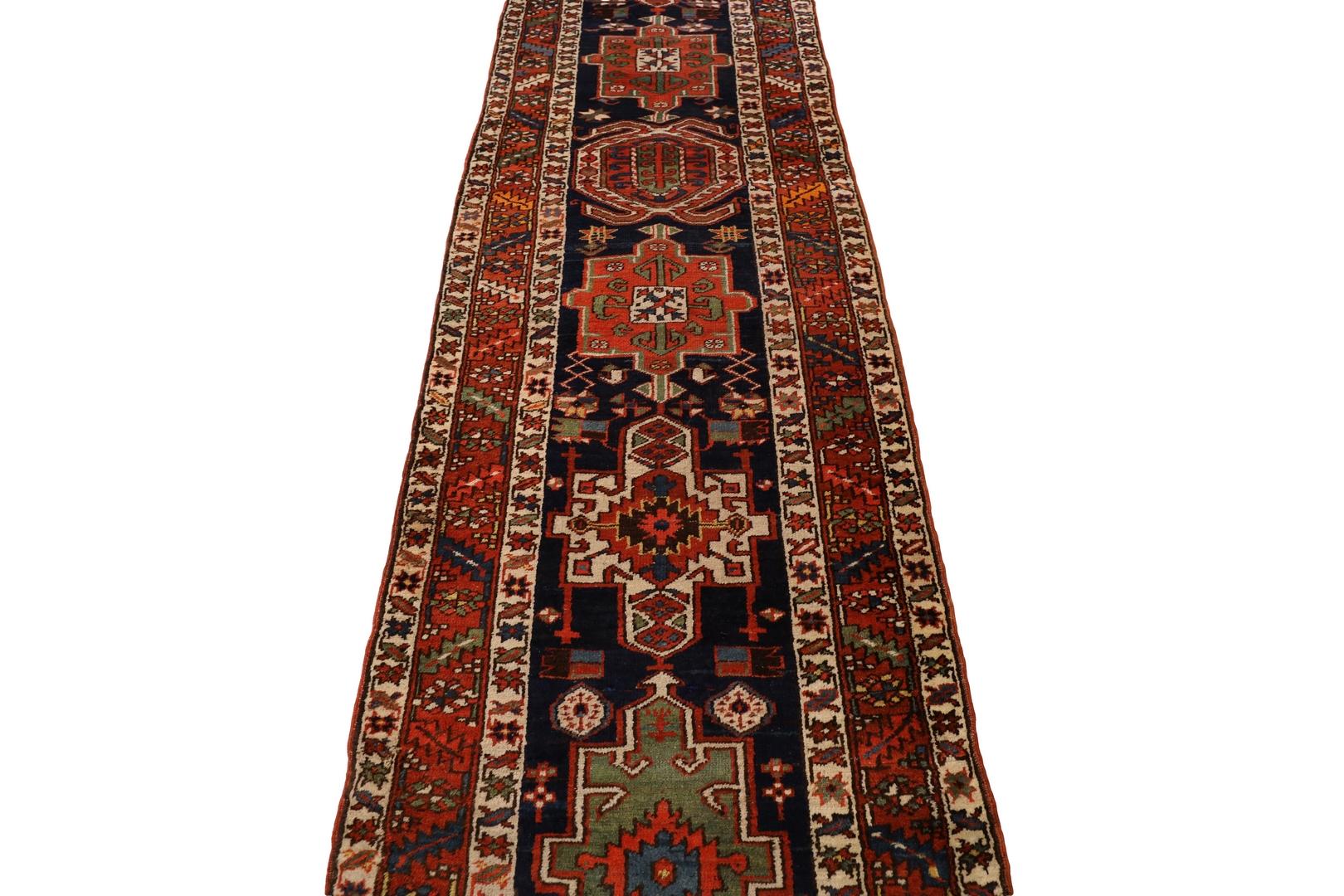 Tapis de couloir semi-ancien Karejeh - 3'2