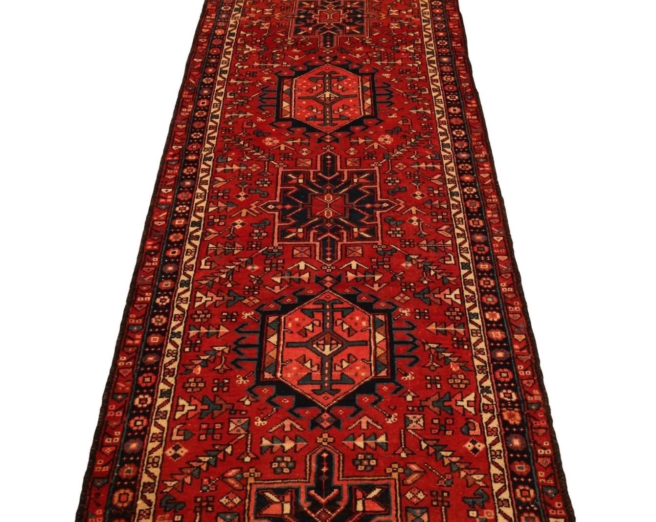 Late 20th Century Karejeh Vintage Runner - 3'3