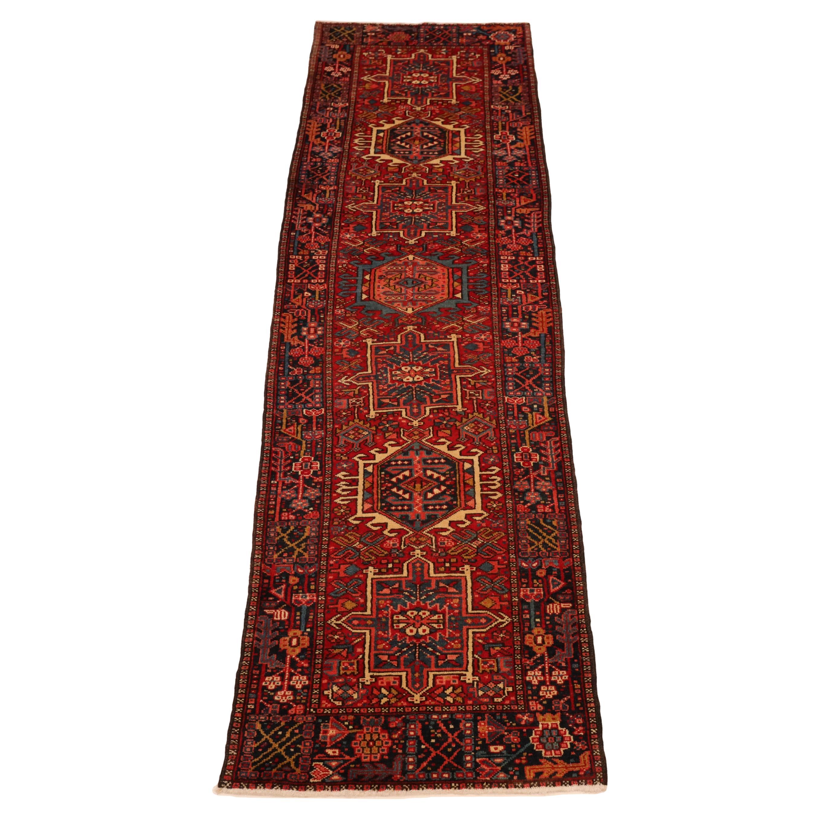 Karejeh Vintage-Läufer - 3'2" x 10'9"
