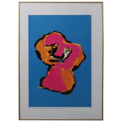 Karel Appel "Animal" Silk Screen, 1970