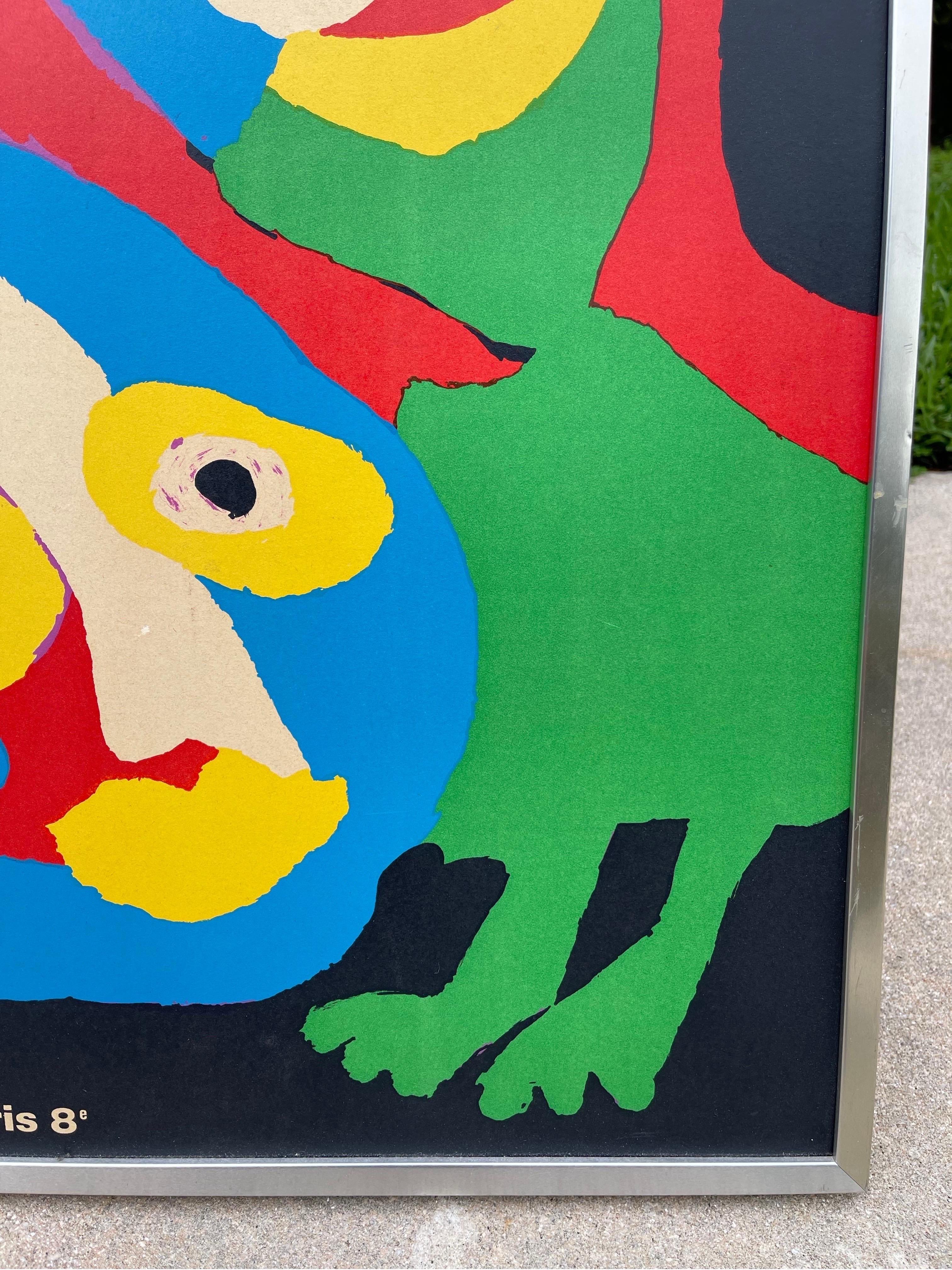 Karel Appel per la Galerie Ariel Paris Poster espositivo litografico in vendita 1